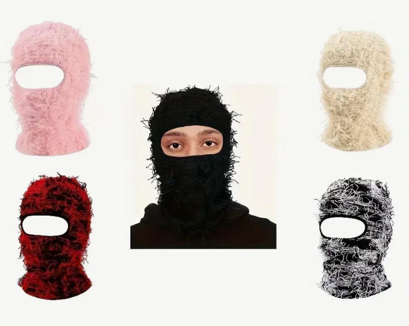 Knitted ski mask