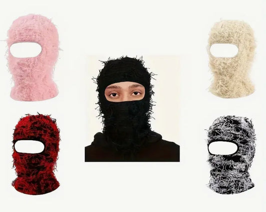 Knitted ski mask